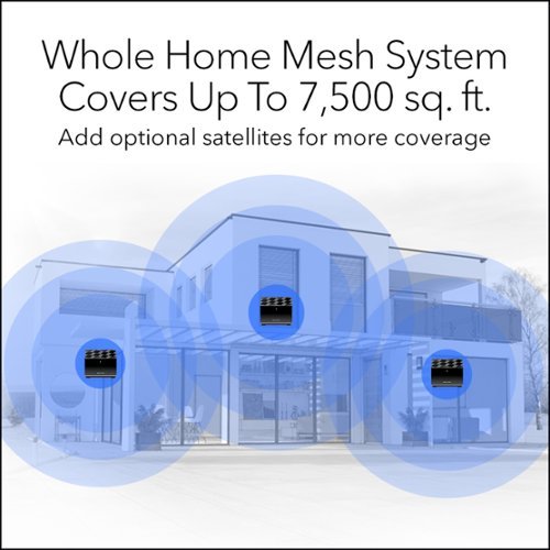 NETGEAR Nighthawk AXE5700 Tri-Band Mesh Wi-Fi System (3-Pack) - Black HOW TO BUY