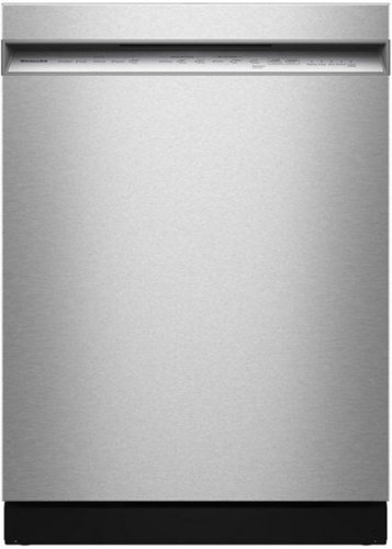 KitchenAid - 24" Front Control Built-In Dishwasher with Third rack and ProDry System - PrintShield Stainless