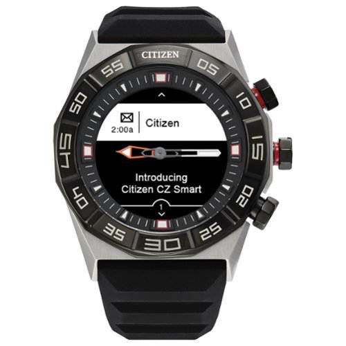 Citizen CZ Smart 44mm Unisex Stainless Hybrid Sport Smartwatch with Silicone Strap - Silver HOW TO BUY