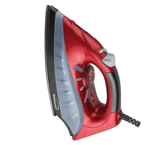 Brentwood - Full Size Steam / Spray / Dry Iron - Red-Front_Standard 
