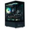 ViprTech - Stryker Gaming PC - AMD Ryzen 7 (4.1GHz), AMD RX 580 8GB, 16GB DDR4, 512GB SSD, Desktop Computer - Black-Front_Standard