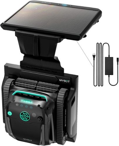 Wybot - S2 Solar Self Charging Robotic Pool Vacuum Cleaner-Front_Standard 