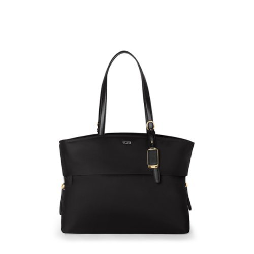 TUMI - Voyageur Cam Large Tote - Black /Gold