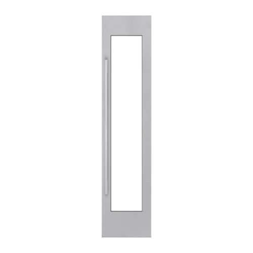 SKS - Transitional Design Panel Kit for Wine Column Right-Hinge 18-Inch - Satin Stainless Steel