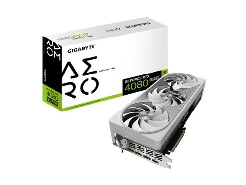 GIGABYTE NVIDIA GeForce RTX 4080 SUPER Aero OC 16GB GDDR6X PCI Express 4.0 Graphics Card - white WORLDWIDE DELIVERY