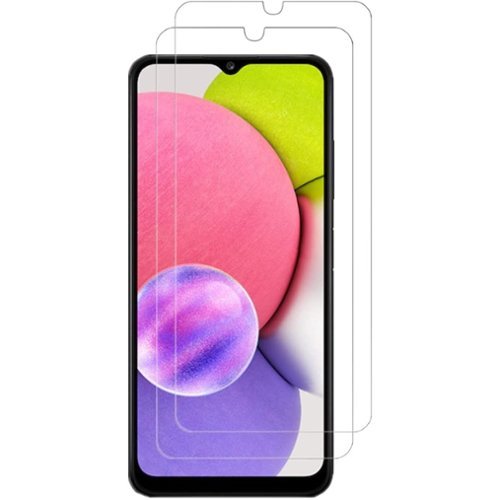 SaharaCase - ZeroDamage Ultra Strong+ HD Glass Screen Protector for Samsung Galaxy A03 and A03s (2-Pack) - Clear