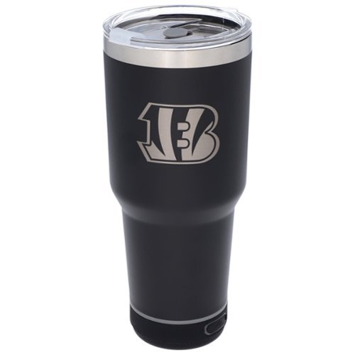 The Memory Company - Cincinnati Bengals 30oz. Stainless Steel LED Bluetooth Tumbler - Multicolor-Front_Standard 