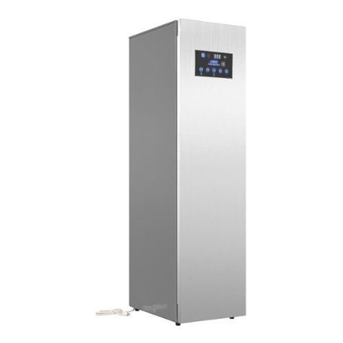 Equator - SDC 760 7.6 cu. ft. Smart Steam Closet Dryer 4 Moving Hangers UVC Quick20 Refresh Sanitize Deodorize 110V - Silver-Front_Standard 