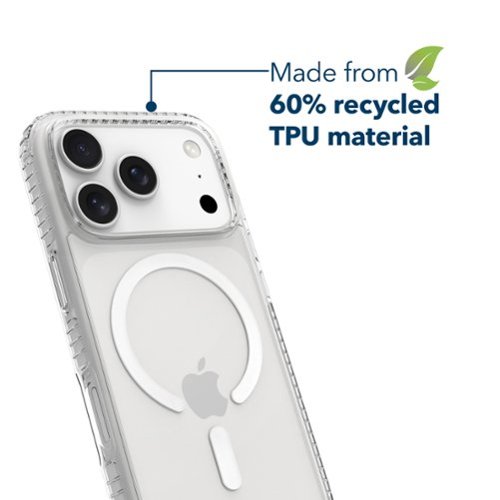 Insignia™ Hard-Shell Case with MagSafe for Apple iPhone 17 Pro - Clear SHOP ONLINE