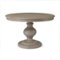 Maven Lane - Zola Traditional Round Wooden Dining Table Finish - Antiqued Grey-Front_Standard