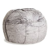 Lovesac - Moviesac in Charcoal Wombat Phur - Gray