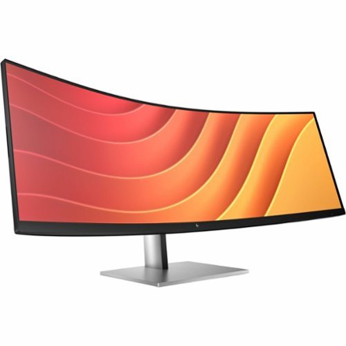 HP - 44.5" VA LED Curved 165Hz FreeSync Premium (AMD Adaptive Sync) Monitor (USB, HDMI) - Black, Silver, Multicolor