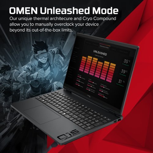 HyperX OMEN 15.3 2K 165Hz Gaming Laptop - Intel Core Ultra 7 255H (2025) - 12GB Memory - NVIDIA GeForce RTX 5050 - 512GB SSD - Shadow Black BUY ONLINE
