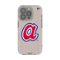 Keyscaper - MLB - Atlanta Braves 1972-1980 Cooperstown Pinstripe iPhone Clear Case - 16e - Multicolor-Front_Standard