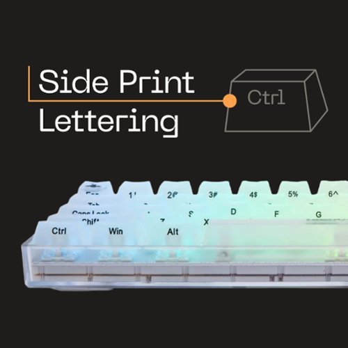 Higround Basecamp 65 65% Wired Mechanical Lubed Flame Linear Switch Gaming Keyboard with RGB lighting - Opal BUY IN EUROPE