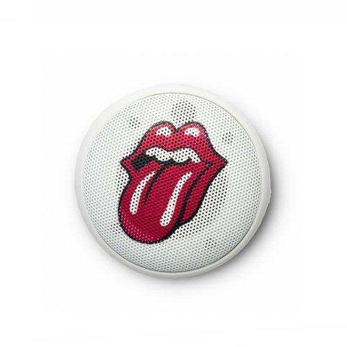 Speaqua Cruiser H2.0 Portable Waterproof Compact Bluetooth Speaker with Bottle Opener - (White) - Rolling Stones Classic WORLDWIDE DELIVERY