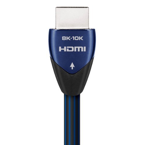 AudioQuest Vodka 48 10'   4K-8K-10K 48Gbps  In-Wall Rated HDMI Cable - Blue on Black GLOBAL SHIPPING