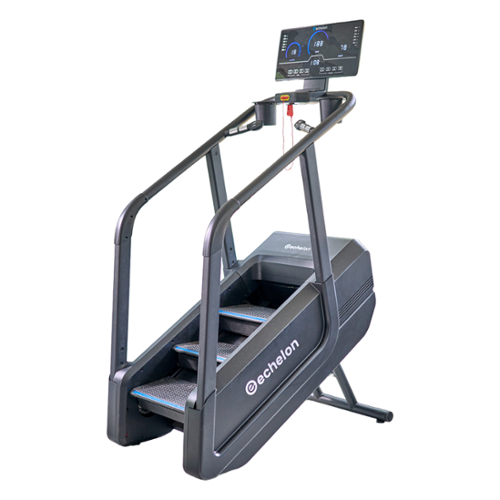 Echelon - Summit Stair Stepper Machine with Adjustable Step Rate & Wireless Charging - Black-Front_Standard 
