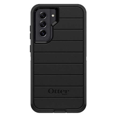 OtterBox - Defender Pro Series Hard Shell for Samsung Galaxy S21 FE 5G - Black-Front_Standard 