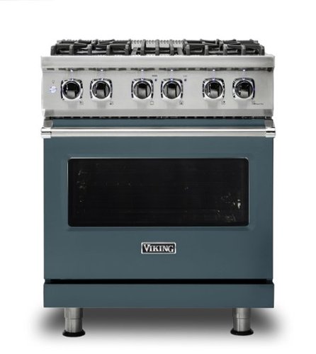 Viking - 30-Inch Dual Fuel Freestanding Range - Squall