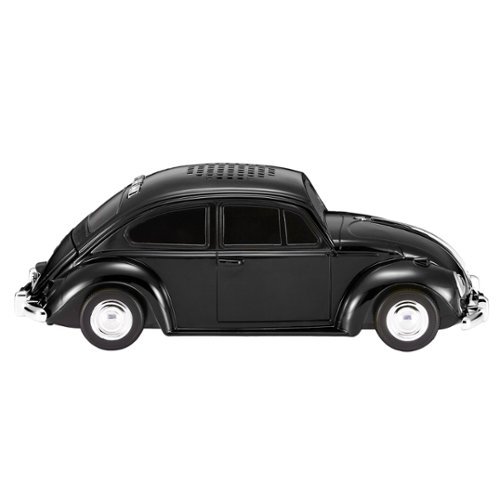 QFX Retro Car Portable Bluetooth Speaker with Bass Radiator and LED Lights - Black HOW TO BUY
