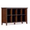 Simpli Home - Artisan 8 Cube Storage Sofa Table - Russet Brown-Front_Standard
