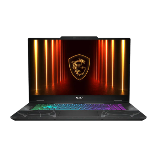 MSI - Cyborg 15 15.6" Gaming Laptop,Intel Core 7-240H,16GB RAM,512GB SSD,GeForce RTX 5060,Backlit Keyboard,Win 11 - Black-Front_Standard 