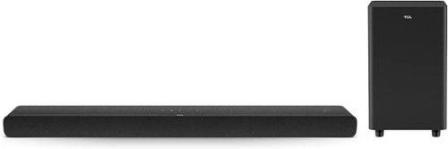 TCL - Refurbished Excellent - 2.1.2 Ch Soundbar w/ Wireless Subwoofer Alto 8 Plus TS8212, 300W, Dolby Atmos, Roku TV Ready, 4K HDR Compatible - Black-Front_Standard 