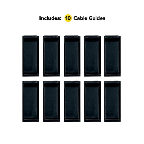 Wrap-It Storage Cable Guides - Black WORLDWIDE DELIVERY