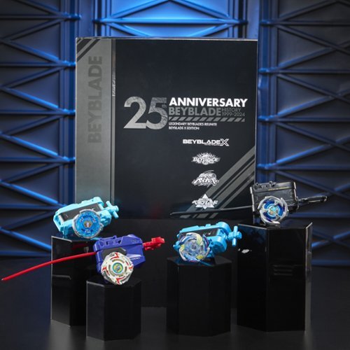 Hasbro Beyblade X 25th Anniversary 4 Piece Set Collectibles