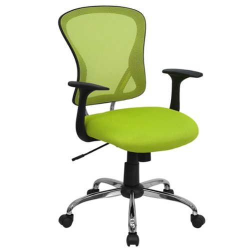 Alamont Home - Alfred Contemporary Mesh Swivel Office Chair - Green-Front_Standard 