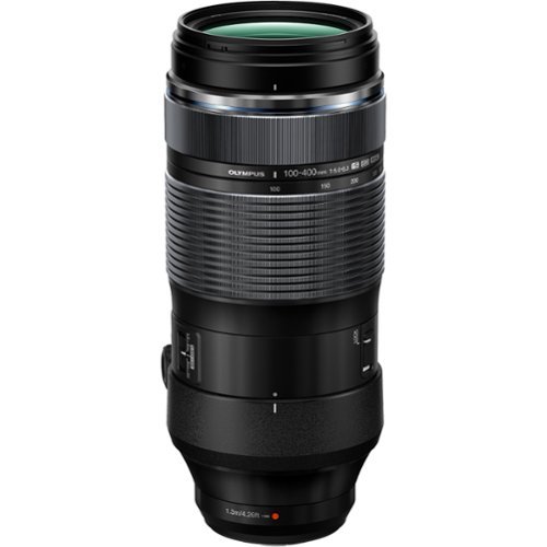 Olympus - M.ZUIKO DIGITAL 100-400 mm f/5-22 Telephoto Macro Zoom Lens - Black