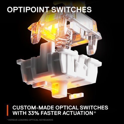 SteelSeries Apex 9 TKL Wired Optical OptiPoint Adjustable Actuation Switch Gaming Keyboard with Rapid Tap - Black HOW TO BUY