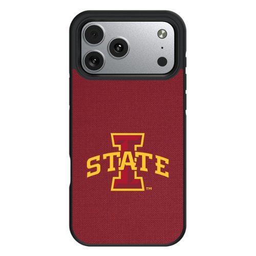 Keyscaper - NCAA - Iowa State Cyclones iPhone Solid Design Bump Case - 16 Pro Max - Multicolor-Front_Standard 