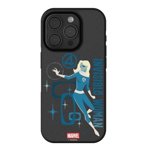 Keyscaper - Marvel Badge Bump Phone Case - Apple iPhone 16 Pro Max - Invisible Woman-Front_Standard 