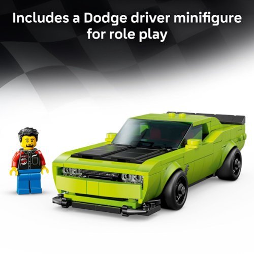 LEGO Speed Champions Dodge Challenger SRT Hellcat Sports Car Toy