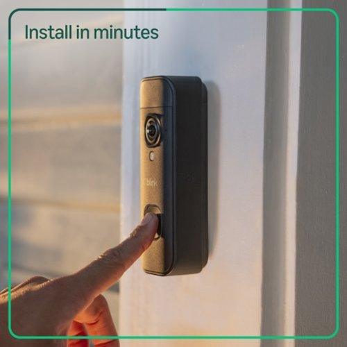 Blink Battery Doorbell 2K+ Sync Module Core included — Wireless video doorbell, 2K resolution, enhanced audio - Black GLOBAL SHIPPING
