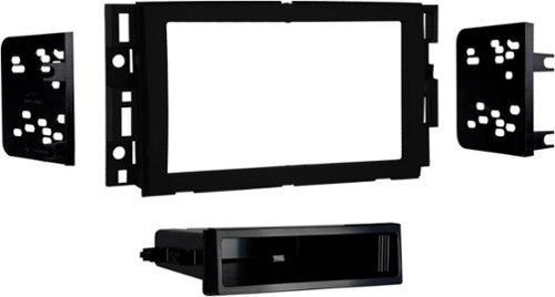 Metra - Dash Kit for Select 2006-2023 Chevrolet GMC Buick Pontiac Hummer Saturn DIN - Matte Black