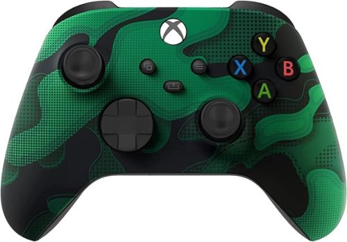 Custom Controllerzz - Custom Wireless Controller for Xbox Series X|S, Xbox One, & PC - Green Camo-Front_Standard 