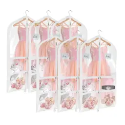 40"Clear White 6 Pack