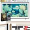 Samsung - 55" The Frame LS03FA QLED 4K Art Mode Vision AI Smart TV (2025) w/ 26 Month Warraty Protection Plan Bundle + Teak Bezel-Front_Standard