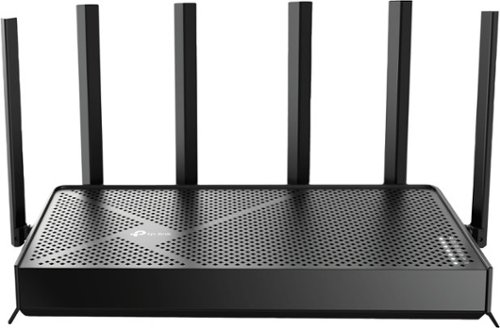 TP-Link - Archer BE9500 Tri-Band Wi-Fi 7 Router plus 1 Year of HomeShield Premium Service - Black