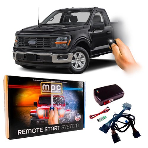 MPC - Remote Start Kit For Ford F-150 2024-2025 | Plug and Play | Lock, Unlock, Lock activated - Black-Front_Standard 