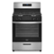 Whirlpool - 5.1 Cu. Ft. Freestanding Gas Range with Broiler Drawer - Stainless Steel-Front_Standard