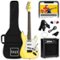 Best Choice Products - 39in Full Size Beginner Electric Guitar Kit with Case, Strap, Amp, Whammy Bar - Yellow-Front_Standard