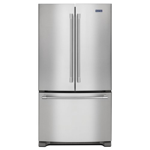 Maytag - 25 cu. ft. French Door Refrigerator with Water Dispenser