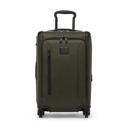 Front. TUMI - Aerotour International Expandable 4-Wheel Carry-On Spinner Suitcase - Willow.