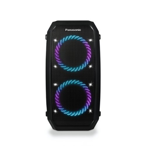 Panasonic - SC-BMAX31 Portable Bluetooth Wireless Party Speaker with Vibrant Light Display, 75W - Black