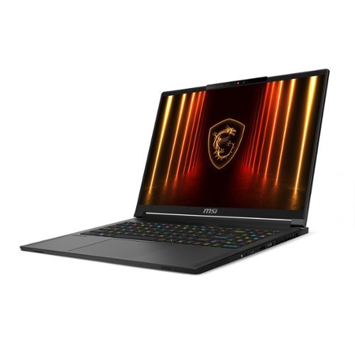 MSI Stealth A16 AI+ 16 240 Hz Gaming Laptop QHD+ - AMD Ryzen AI 9 HX 370 with 32GB Memory - GeForce RTX 5070Ti - 2TB SSD - Core Black, Black WHERE TO BUY
