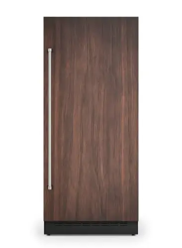 Front. Viking - 36"W Integrated Counter-Depth All Refrigerator-Custom Panel _RH - Panel Ready.